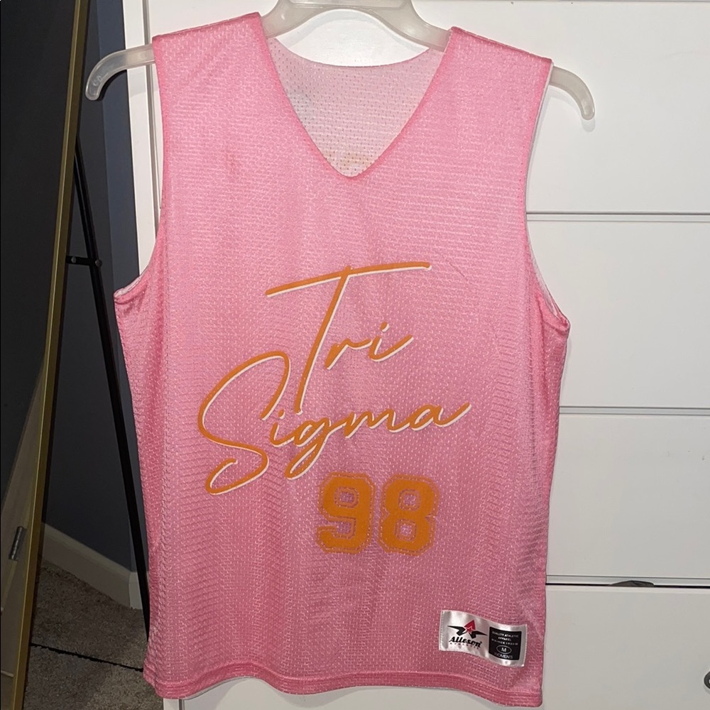 Sorority Tri Sigma Basketball Jersey